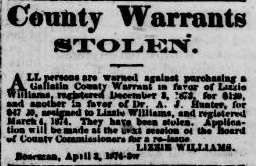 County Warrants